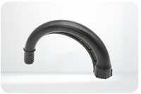 Irrigation pivotante directe d'usine, simple 180 °   Raccord à col de cygne 3/4\" à connexion rapide en stock pour tuyau agricole avec embout durable