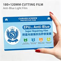 Film anti-lumière bleue ZHIMEI EPU 2026 180*120mm pour machine de découpe, film d'écran auto-cicatrisant, anti-rayures et étanche sur mesure