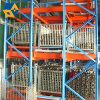 NOVA Warehouse Heavy Duty Push Back Racking System à vendre Personnalisable Push Back Pallet Rack Fournisseur
