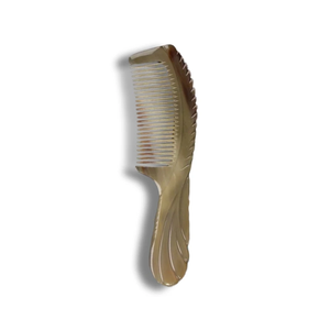 Peine de cuerno de búfalo natural hecho a mano, ecológico, con acabado pulido y suave para el cuidado del cabello, precio económico, de Vietnam - Product Image 1