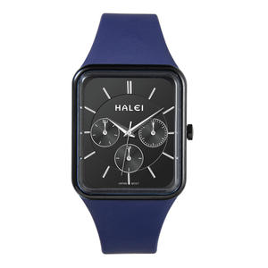 <span class=keywords><strong>Orologio</strong></span> STAR RUDDER 6016L Ecologico Quadrato Analogico Monoblocco con Spedizione Diretta, Moda Tre Quadranti Multifunzione con Cinturino in Silicone - Product Image 6