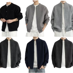 Chaqueta de Lana de Moda para <span class=keywords><strong>Hombre</strong></span> Otoño-Invierno 2025, Chaqueta Cortavientos de Lana Entallada para <span class=keywords><strong>Hombre</strong></span> - Product Image 1