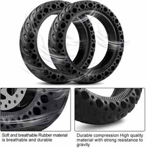 Gran oferta, diseño hueco de lujo, neumático sólido de nido de abeja para patinete de 8,5 pulgadas para <span class=keywords><strong>Mijia</strong></span> <span class=keywords><strong>M365</strong></span> <span class=keywords><strong>Pro</strong></span> 1S <span class=keywords><strong>Pro</strong></span> <span class=keywords><strong>2</strong></span> - Product Image 4