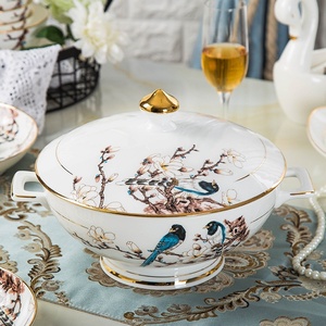 Juego de Vajilla de Porcelana Fina de Jingdezhen, Venta Directa de Fábrica, Platos de Cerámica y Vajilla para el Hogar, Estilo Chino de Lujo Ligero, Regalo de Inauguración - Product Image 2