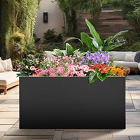 Pots de plantes recyclés faciles à assembler pour le jardin et les cours arrière, jardinière pour une utilisation en extérieur