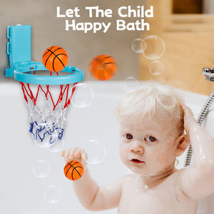 Juguete de Baño para Bebés, Juego de Juguetes Acuáticos para Niños, <span class=keywords><strong>Aro</strong></span> de Baloncesto con Ventosa para <span class=keywords><strong>Bañera</strong></span>, con 3 Pelotas, Juguetes de Baño para Niños - Product Image 3