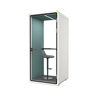 Cabine insonorisée de bureau préfabriquée Cabine de bureau intérieure et extérieure Cabine silencieuse Pod acoustique de bureau préfabriqué