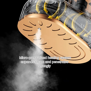 Piroscafo portatile portatile e in tessuto a vapore in ceramica a calore rapido - Product Image 6