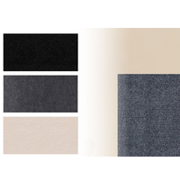 Tapis de sol auto-adhésif en polyester côtelé lavable pour chambre