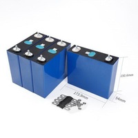 Sel Baterai Surya Prismatik EU Stock 3.2V 314Ah Kapasitas Nyata 6000 Siklus Penyimpanan Energi Rumah Baterai Lifepo4 Biru 3-5 Tahun