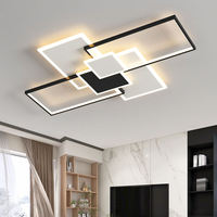 Lámpara de Techo Cuadrada Minimalista BGST, Iluminación Moderna y Sencilla, Acrílica, de Montaje Empotrado, para Sala de Estar