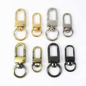 Mousqueton à ressort en alliage <span class=keywords><strong>de</strong></span> zinc <span class=keywords><strong>de</strong></span> luxe, robuste, étanche, petit, pour sacs et clés - Prix <span class=keywords><strong>de</strong></span> gros - Product Image 1