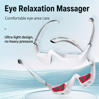 Lunettes de beauté pour les yeux à micro-courant et lumière rouge avec ajustement 3D et conception rechargeable par USB