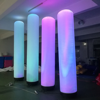 Tube lumineux gonflable LED en vente chaude 2020, colonne lumineuse gonflable, totem gonflable pour événement