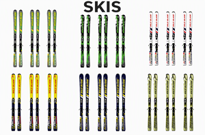 Ski alpin tout-terrain en bois durable, idéal pour la randonnée, les courtes virages et la chasse sur neige, motif personnalisé, sports d'hiver en extérieur - Product Image 4