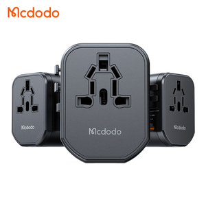 Nuovo adattatore da viaggio di serie 20W 18W PD QC Dual USB + C tipo presa ca 20W adattatore da viaggio universale di alimentazione per USA AU UK EU JP <span class=keywords><strong>SA</strong></span> - Product Image 1