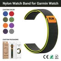 Bande en tissu nylon élastique Velcro 22 mm à libération rapide pour Garmin Fenix 7 7 Pro, bracelet de montre sport respirant et confortable