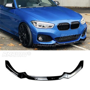 Diffuseur de pare-chocs avant noir brillant pour BMW Série 1 F20 F21 M118i M120i M135i M140i M-Pack 2015-2019, accessoire de style automobile - Product Image 1