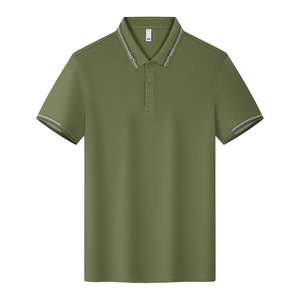 Polo Shirt Unisex Solid Color Polyester Fiber Workwear Daily Use G26-1038 - Product Image 3