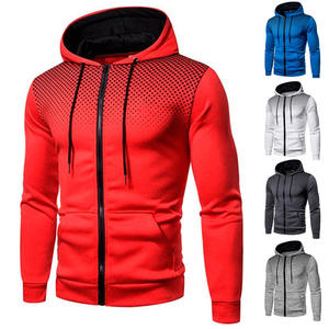 Sudadera con capucha para hombre, de algodón y poliéster, con estampado de vaca elasteno, ropa deportiva, personalizada, resistente, con cremallera, sublimación - Product Image 1