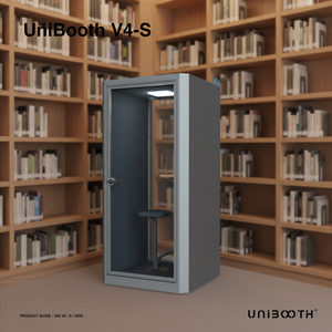 UNIBOOTH - Cabinas de Oficina Insonorizadas Multifuncionales y Duraderas, Diseño Moderno, Privacidad Móvil, Ventilación y Luz, Sala Acústica Silenciosa - Product Image 6