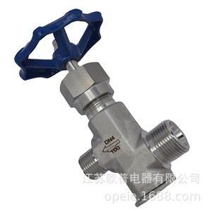 วาล์วหยุดสแตนเลส 316L DN4 1/4 นิ้ว วาล์วควบคุมอุตสาหกรรมแบบแมนนวล - Product Image 1