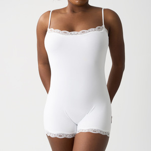 Lencería, Bodysuits sin mangas de una pieza, Monos y Trajes enterizos para mujer, Personalizados al por mayor, SK Shapewear, Encaje, Casual, Transpirable - Product Image 5