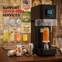 Machine de scellage automatique électrique pour canettes, équipement commercial de mise en conserve pour canettes en PET, plastique et aluminium, pour bars et cafés