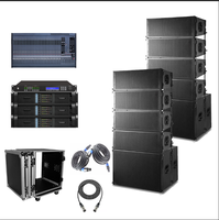 Système audio passif professionnel pour concerts en direct : Enceinte de basses DJ double 12 pouces haute puissance, type Line Array, avec subwoofer à chargement acoustique pour bars