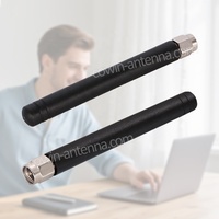 Antenne WiFi Zigbee compacte en caoutchouc, étanche, droite, petite, 80 mm de longueur, 2,4 GHz, connecteur SMA