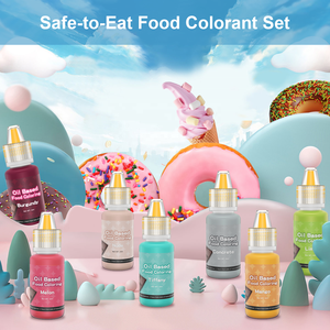 Coloranti Alimentari a Base di Olio JIUPIN Set da 24 Colori <span class=keywords><strong>per</strong></span> Pasticceria <span class=keywords><strong>Colorante</strong></span> Commestibile 6ml Durata 2 Anni <span class=keywords><strong>per</strong></span> Decorazione di Cioccolato Burro Torte - Product Image 3