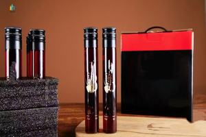 Tubos de vidrio de borosilicato de alta calidad Bebidas Vino Café Especias Probadores Mini Tamaños Tubos de vidrio en 50ml 100ml - Product Image 3