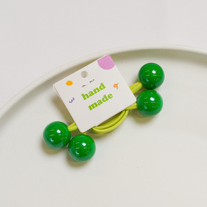 DOWELL Design simpatico cartone animato su misura Mini <span class=keywords><strong>fascia</strong></span> elastica per <span class=keywords><strong>capelli</strong></span> per bambine in resina di frutta cravatta con corda per <span class=keywords><strong>capelli</strong></span> in stile dolce - Product Image 4