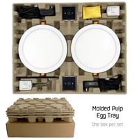 Panneaux solaires LED pour puits de lumière, 2 pièces de 300 mm, avec capteur radar, éclairage de plafond pour intérieur, maison et bureau, économie d'énergie
