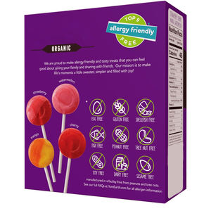 Venta directa del fabricante de múltiples sabores de piruletas 60 gomitas, amigables con alergias, piruletas con sabor a frutas naturales - Product Image 2