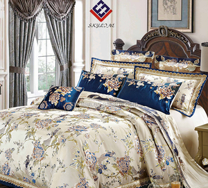 Copripiumino da sposa in <span class=keywords><strong>cotone</strong></span> Jacquard <span class=keywords><strong>di</strong></span> lusso - Product Image 1