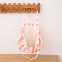 Vente en gros de sacs à main de plage en toile rayée de grande capacité personnalisés pour femmes, de haute qualité