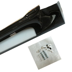 JOESHIER Aluminum Alloy Luxury Off-Road Pedal Car Side Steps Running <b>Board</b> for PRADO FJ150 2008-2020 Glossy <b>Black</b> - Product Image 5