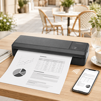 Impresora Térmica Inalámbrica Xprinter P83 A4, Impresora de Etiquetas USB Inalámbrica para el Hogar