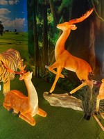 Décoration extérieure en résine lumineuse étanche IP65 en forme de cerf Sika pour parcs, jardins, pelouses, mariages, Noël et Halloween
