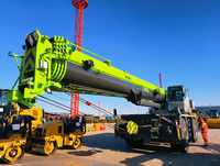 Machinerie de levage, grue sur pneus tout-terrain mobile de 85 tonnes, ZRT850