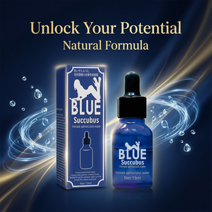 Gouttes d'amélioration féminine BLUE Succubus à marque privée, stimulant d'humeur sensuelle longue durée pour femmes, 15 ml - Product Image 2