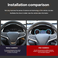 Cluster numérique Autostereo pour Chevrolet Malibu XL 2015-2022 LCD tableau de bord cockpit virtuel compteur de vitesse tableau de bord