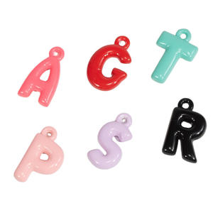 Engelse letterhanger Verfhanger Mobiele telefoonketting Sleutelhanger Driedimensionale decoratieve materialen Diy - Product Image 2