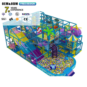Gran Parque de Diversiones Interior de Lujo con Temática Oceánica, Tobogán de Bolas, Área de Juegos Interior Segura para Niños - Product Image 1