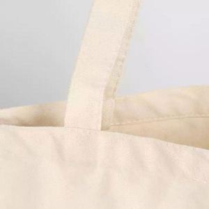 Custom Printed Full Color Eco Recycled Natural <b>Canvas</b> Tote Bag with Zipper and Custom Logo - Product Image 3