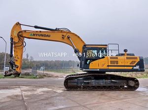 Excavatrice sur chenilles Hyundai 380 d'occasion de 40 tonnes en excellent état, avec tous les accessoires inclus, garantie de 1 an sur les engrenages - Product Image 3