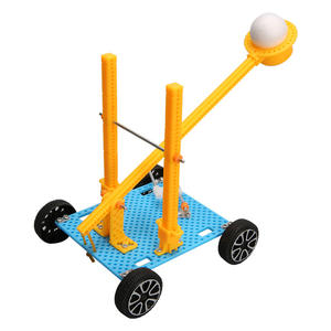 Catapulta de Ciencia y Tecnología, Kit de Bricolaje, Materiales de Plástico, Experimento Científico Hecho a Mano, Principio de la Palanca, 120x60x160mm - Product Image 5