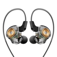 Écouteurs intra-auriculaires sportifs QKZ AK6-Ultra avec chipset, basses ultra profondes, moniteur HIFI, contrôle filaire, port 3,5 mm, IPX5