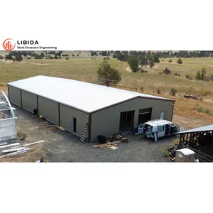 Metal Construction Building China Manufactured Warehouse Workshop Factory Steel Structure Industrial Warehouse Building